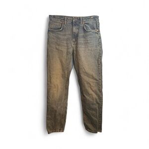 Zara Unisex Size 6 Faded Blue Straight Jeans